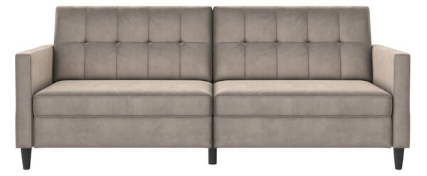 Beżowa aksamitna sofa 203 cm Hartford – Støraa