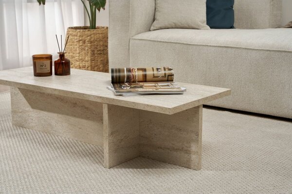 Stolik konferencyjny Harbor Travertine