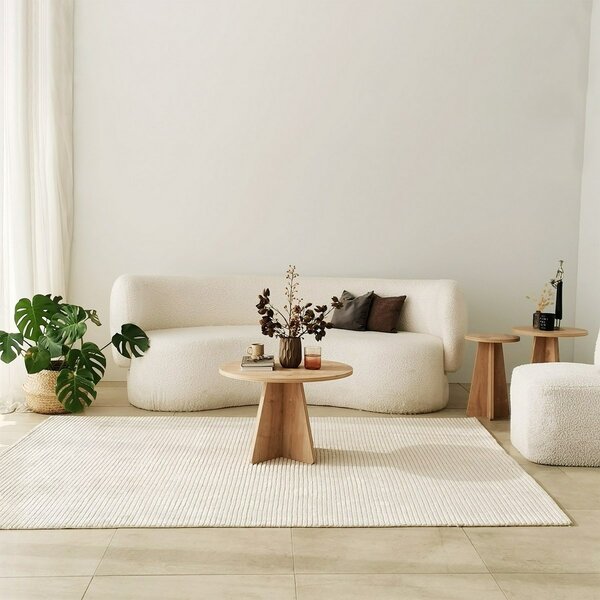 Stolik konferencyjny Mushroom Sapphire Oak