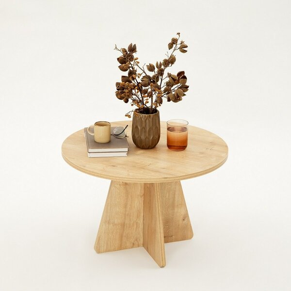 Stolik konferencyjny Mushroom Sapphire Oak