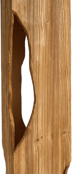 Lampa stojąca Tarry Lucande, jasne drewno, salon / jadalnia, drewno, dworkowy / rustykalny