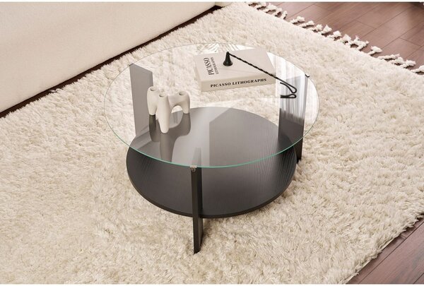 Stolik konferencyjny Clara Wood Black
