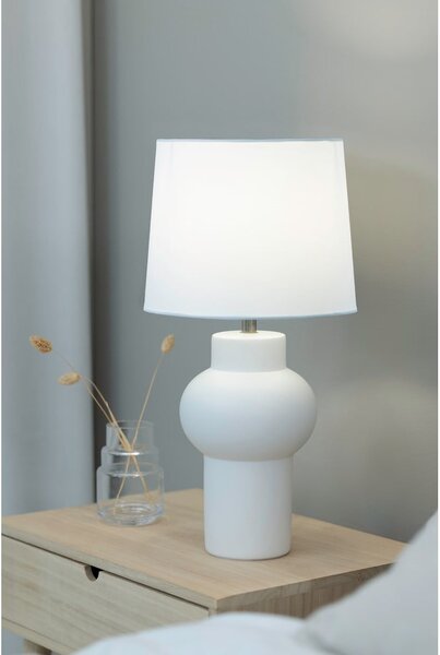 Biała lampa stołowa Shape – Markslöjd