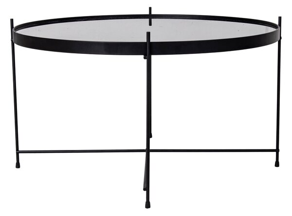 Czarny okrągły stolik ø 70 cm Venezia – House Nordic