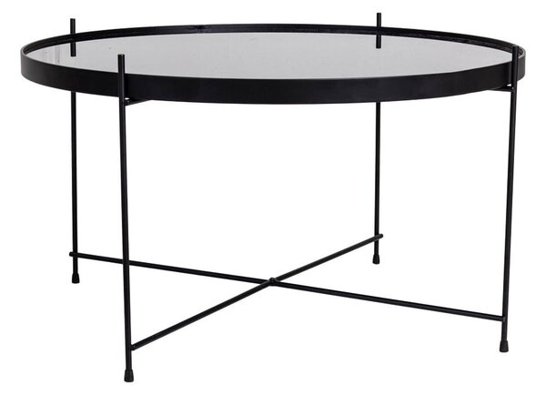 Czarny okrągły stolik ø 70 cm Venezia – House Nordic