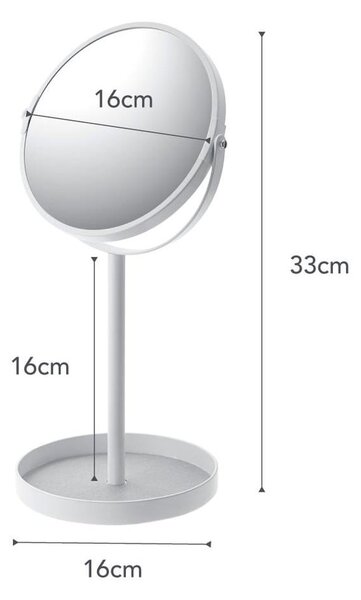 Lustro kosmetyczne ø 17,5 cm Tower – YAMAZAKI