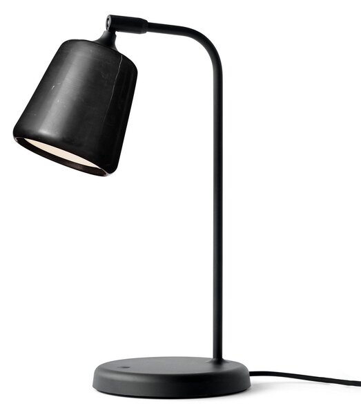 Lampa Stołowa New Works, Material The Originals, ściemnialny, czarny, salon, metal, design