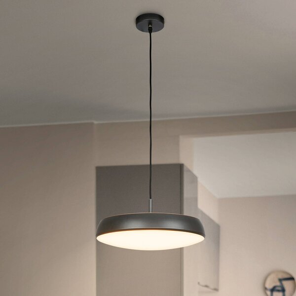 Briloner Lampa wisząca Nala, czarny, salon / jadalnia, tworzywo sztuczne, nowoczesny
