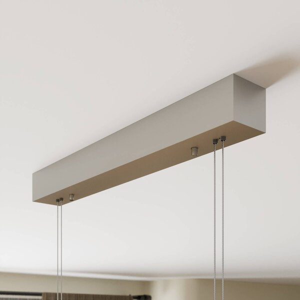Lampa wisząca Nora Quitani, możliwość ściemniania, jasne drewno, salon / jadalnia, drewno, nowoczesny