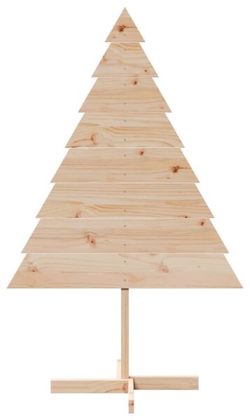 Drewniana choinka do udekorowania, 150 cm, lite drewno sosnowe
