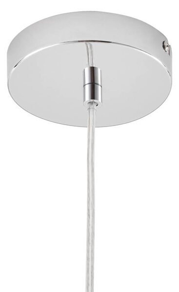 Lampa wisząca Tivra Lindby, możliwość ściemniania, chromowy / srebrny, salon / jadalnia, metal, design