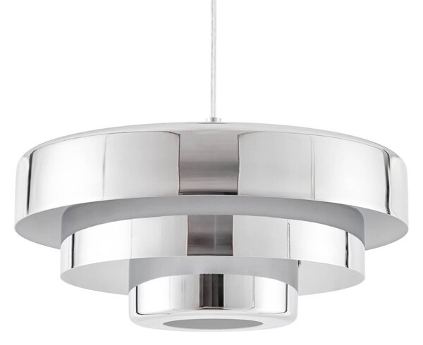 Lampa wisząca Tivra Lindby, możliwość ściemniania, chromowy / srebrny, salon / jadalnia, metal, design