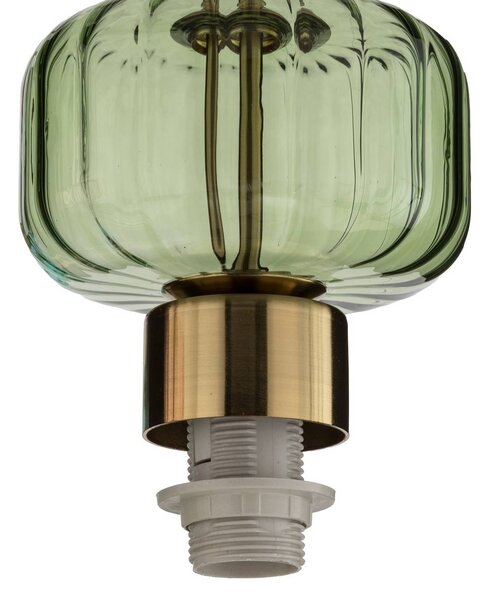 Lampa wisząca Molly Milagro Lighting, możliwość ściemniania, kremowy / amber, salon / jadalnia, szkło, nowoczesny