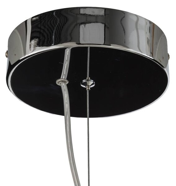 Lampa wisząca Bolla Milagro Lighting, chromowy / srebrny, salon / jadalnia, szkło, nowoczesny