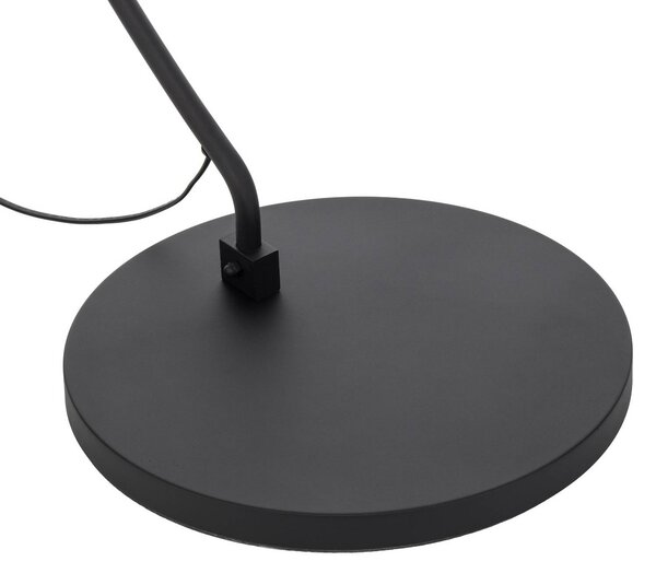 Lampa łukowa - lampa stojąca Jonera Lindby, czarny, salon / jadalnia, metal, młodzieżowy