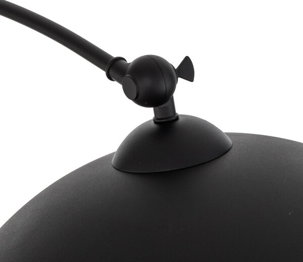Lampa łukowa - lampa stojąca Jonera Lindby, czarny, salon / jadalnia, metal, młodzieżowy