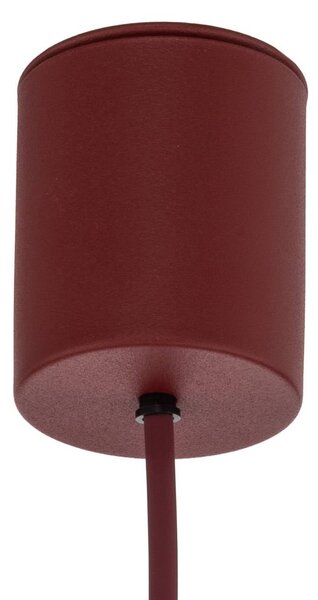 Lampa wisząca Lume XL TK Lighting, możliwość ściemniania, czerwony, salon / jadalnia, metal, nowoczesny