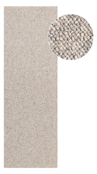 Szarokremowy chodnik odpowiedni do prania 80x240 cm Rocco Dark Cream – Elle Decoration