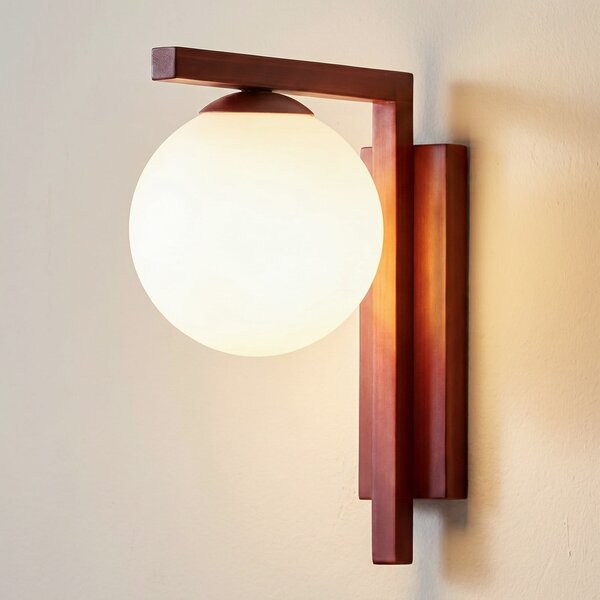 Lampa Ścienna ALDEX, Zac, ściemnialny, czerwony, salon, szkło, nowoczesny