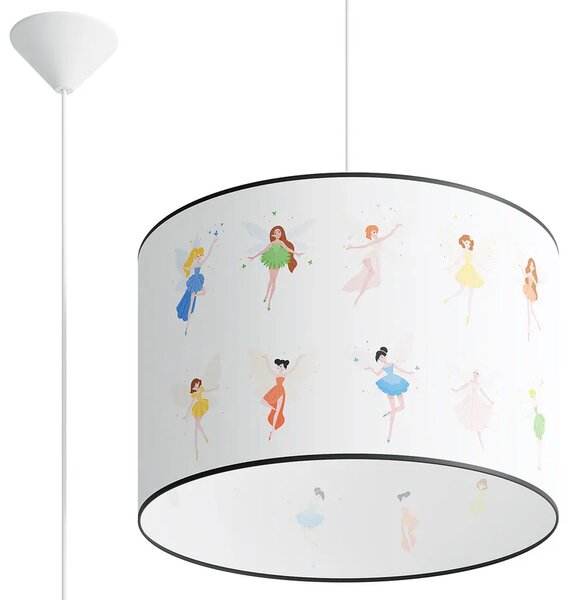 Lampa dla dziecka zdobiona motywem wróżek - 6X A589 L5-Z42