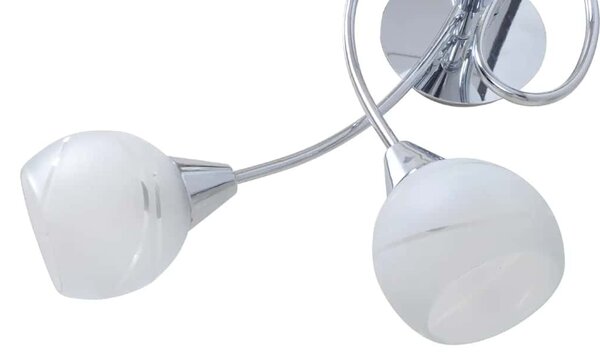 Lampa sufitowa ze szklanymi kloszami na 5 żarówek E14