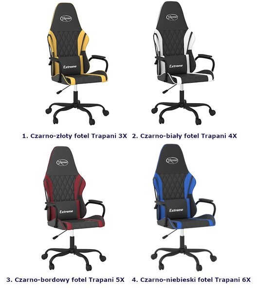 Czarno-bordowy fotel gamingowy D1-B60