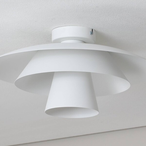Lampa sufitowa Plato Luminex, możliwość ściemniania, biały / opal, salon / jadalnia, metal, nowoczesny