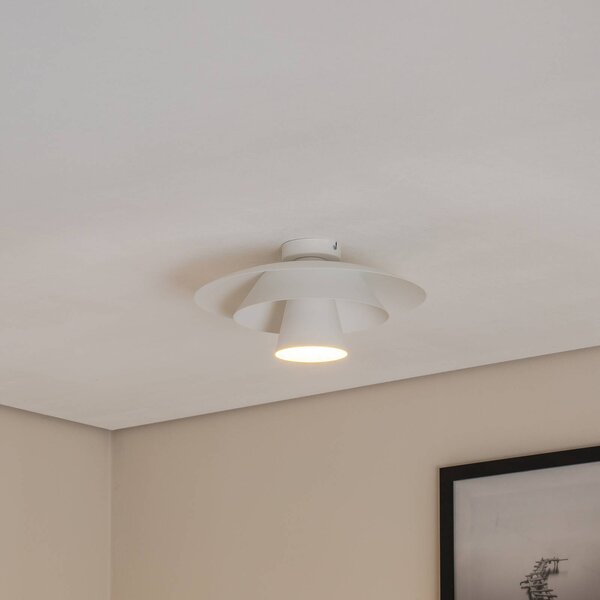 Lampa sufitowa Plato Luminex, możliwość ściemniania, biały / opal, salon / jadalnia, metal, nowoczesny