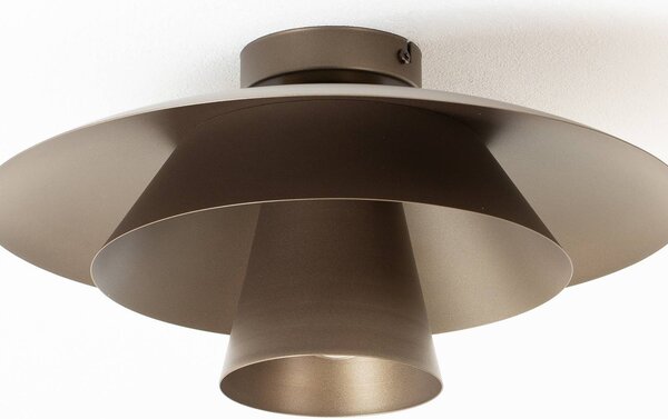 Lampa sufitowa Plato Luminex, możliwość ściemniania, aluminiowy / szary / cynkowy, salon / jadalnia, metal, nowoczesny