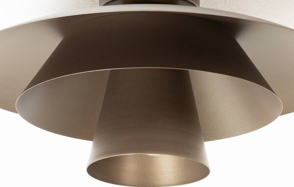 Lampa sufitowa Plato Luminex, możliwość ściemniania, aluminiowy / szary / cynkowy, salon / jadalnia, metal, nowoczesny