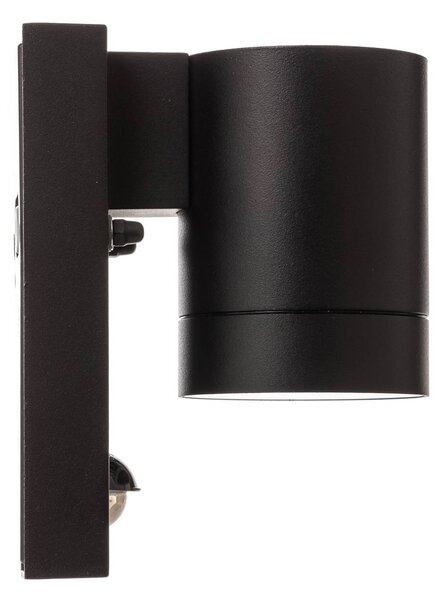 Nordlux Lampa zewnętrzna z czujnikiem ruchu TIN Maxi Sensor, czarny, metal, nowoczesny