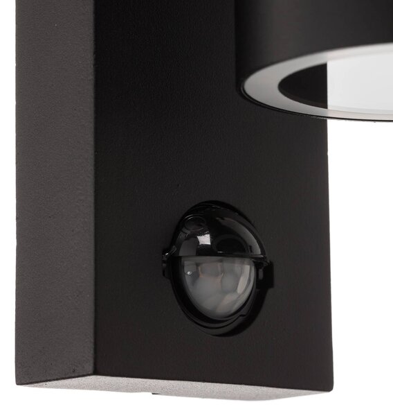 Nordlux Lampa zewnętrzna z czujnikiem ruchu TIN Maxi Sensor, czarny, metal, nowoczesny