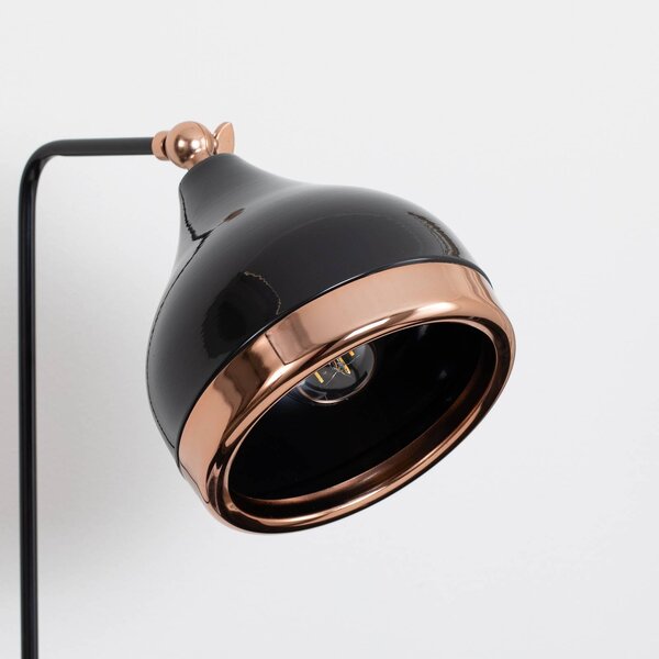 Lampa stołowa Yildo Opviq, możliwość ściemniania, czarny, salon / jadalnia, metal