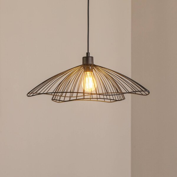 Lampa wisząca Tel Opviq, możliwość ściemniania, czarny, salon / jadalnia, metal