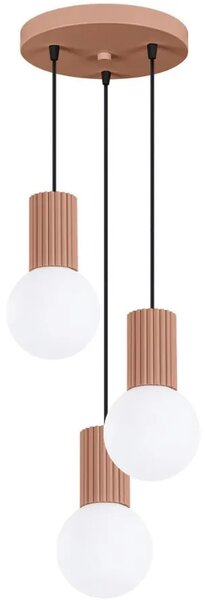 Beżowa lampa w stylu industrialnym N8-N46