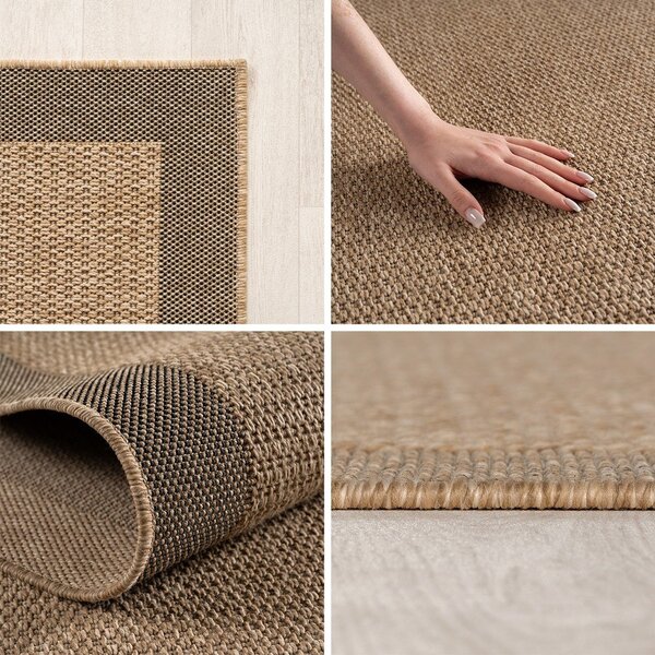 Brązowy dywan odpowiedni na zewnątrz 120x170 cm Timber 1402 – Ayyildiz Carpets