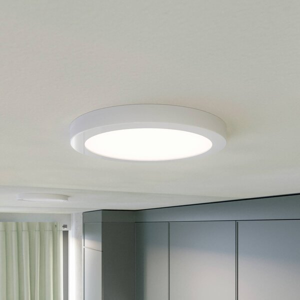 Lampa sufitowa LED z czujnikiem ruchu Aureka PRIOS, biały / opal, salon / jadalnia, aluminium, nowoczesny
