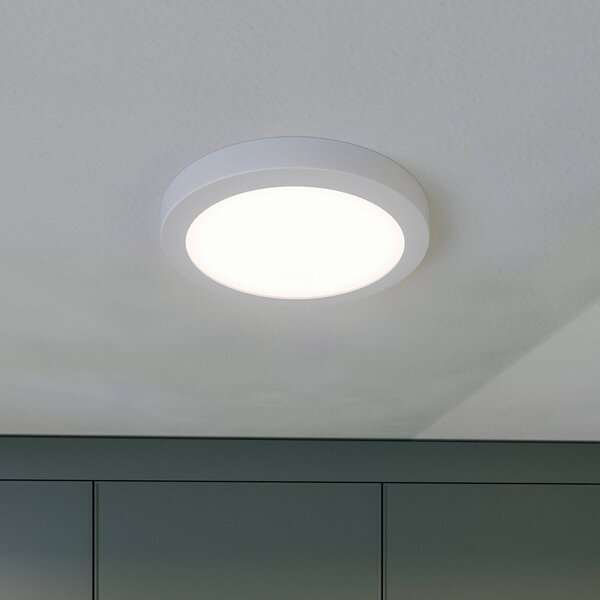 Lampa sufitowa LED z czujnikiem ruchu Aureka PRIOS, biały / opal, salon / jadalnia, aluminium, nowoczesny