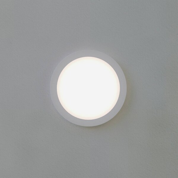 Lampa sufitowa LED z czujnikiem ruchu Aureka PRIOS, biały / opal, salon / jadalnia, aluminium, nowoczesny
