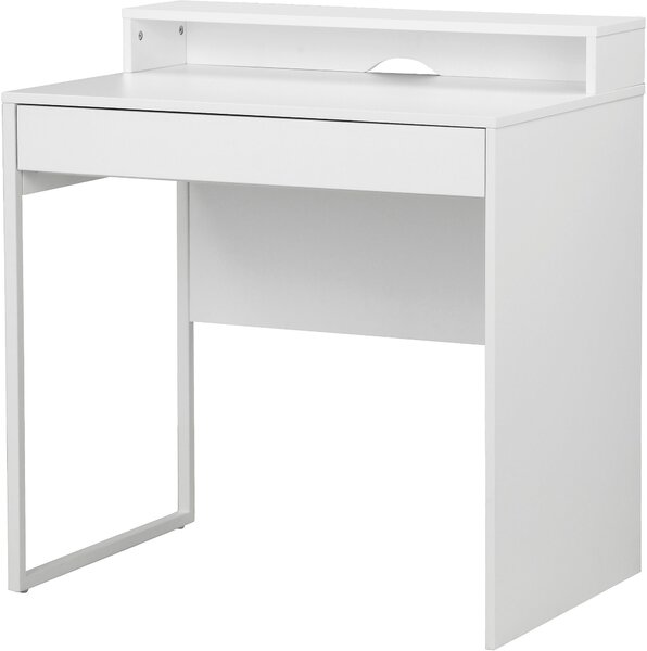 Zgrabne białe biurko Moid w nowoczesnym designie