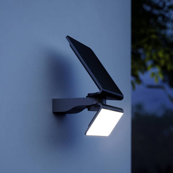 STEINEL Lampa solarna LED XSolar L-S One, antracyt, czujnik możliwość ściemniania, aluminiowy / szary / cynkowy, tworzywo sztuczne