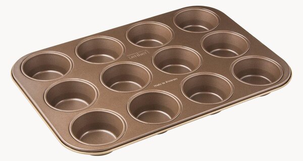 Foremka do muffinów Mojave Gold, na 12 sztuk