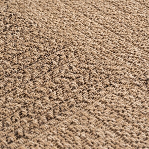 Brązowy okrągły dywan odpowiedni na zewnątrz ø 80 cm Timber 1405 – Ayyildiz Carpets