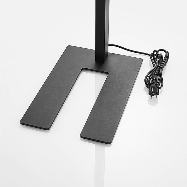 Lampa stojąca Logan Pro Arcchio, możliwość ściemniania, czarny, biuro, aluminium, nowoczesny