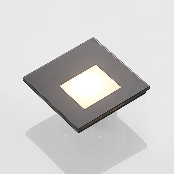 Oprawa wpuszczana LED Arcchio Vexi, 7,8 cm x cm, czarna, CCT Vexi Arcchio, możliwość ściemniania, czarny, przedpokój, aluminium, nowoczesny