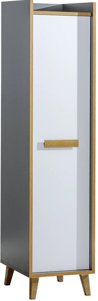Szafa Bieliźniarka 47,3 cm do pokoju młodzieżowego Werso W2 Dąb Riveria/Biały/Antracyt