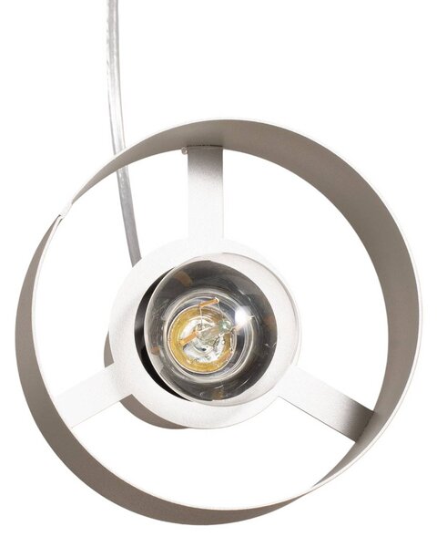Lampa wisząca Rif S SIGMA, możliwość ściemniania, kremowy / amber, salon / jadalnia, metal, nowoczesny