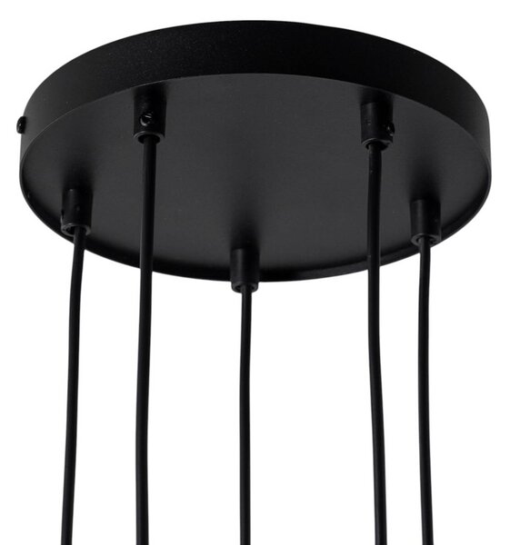 Lampa wisząca Sopel Lux SIGMA, możliwość ściemniania, aluminiowy / szary / cynkowy, salon / jadalnia, metal, nowoczesny