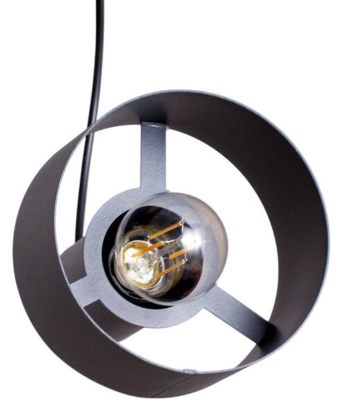 Lampa wisząca Rif 3 SIGMA, możliwość ściemniania, czarny, salon / jadalnia, metal, nowoczesny