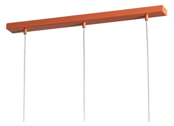 Lampa wisząca Rif 3 SIGMA, możliwość ściemniania, czerwony, salon / jadalnia, metal, nowoczesny